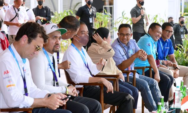 Presiden Jokowi Tepis Rumor Pemerintah Pusat Tak Dukung Perhelatan Formula E, Ini Buktinya 