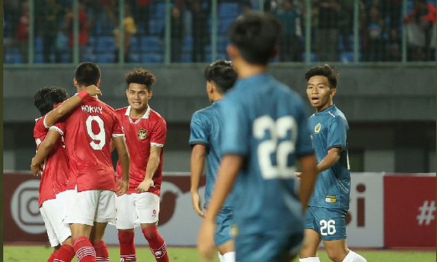 Piala AFF U-19: Indonesia Vs Brunei Darussalam Babak Pertama Hujan Gol, Garuda Nusantara Sementara Unggul 6-0