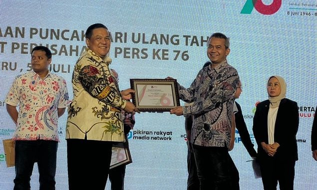Pikiran Rakyat Raih Penghargaan Media Brands Awards 2022 di Malam Puncak Perayaan HUT SPS di Pekanbaru