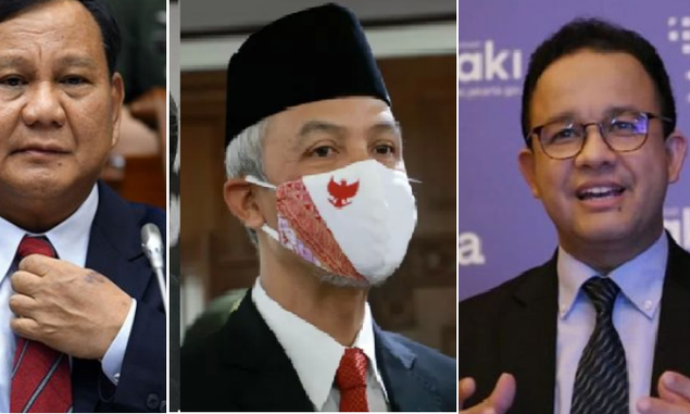 SELAMAT! Prabowo dan Anies Saingan Ketat Calon Presiden 2024, Bagaimana Ganjar Pranowo dan Ridwan Kamil?