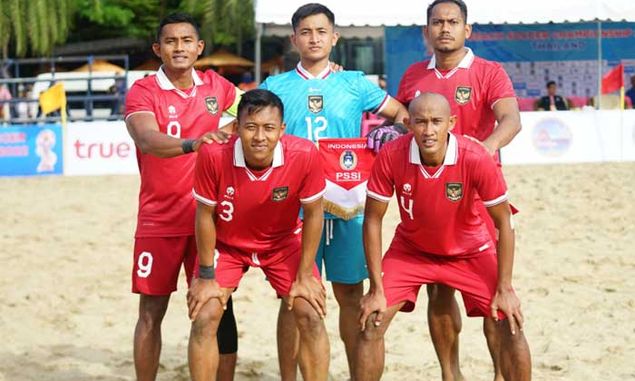 Tim Sepak Bola Pantai Indonesia Kembali Menelan Kekalahan di AFF Beach Soccer Championship 2022