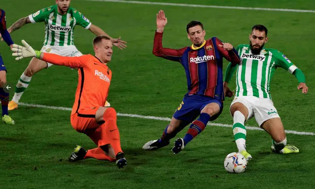Liga Spanyol: Barcelona Menang Tipis 3-2 di Kandang Betis Bawa Pulang 3 Poin