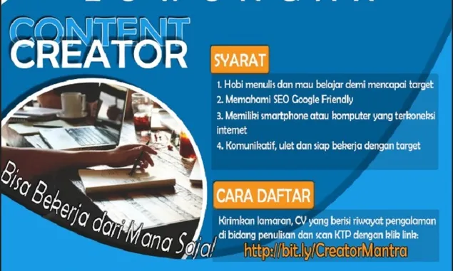 Lowongan Kerja Content Creator Mantra Group PRMN Mei 2021: Sukabumi dan Pandeglang