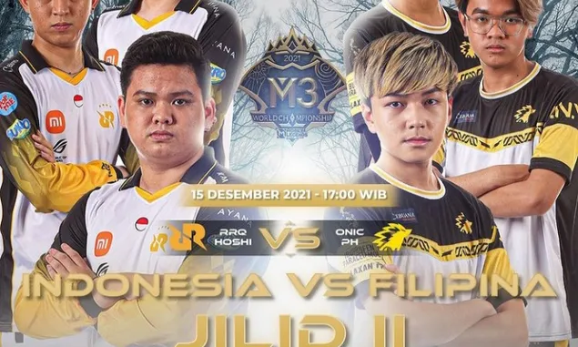 Jadwal Playoff M3 World Championship 15 Desember 2021: Duel Indonesia vs Philipina Jilid II