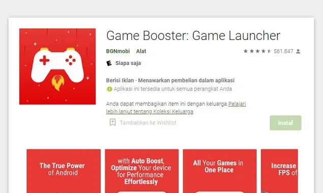Link Download Game Booster: Game Launcher, Aplikasi Untuk Atasi Frame Lag Saat Main Game