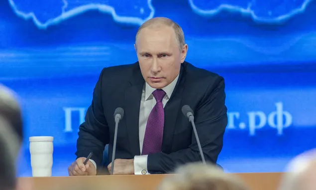 Putin Sebut Perang Sebagai Pertempuran untuk Kelangsungan Hidup Rusia