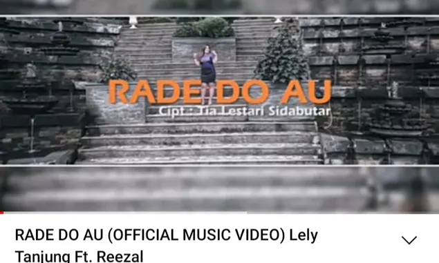 Lirik Lagu Batak Populer 'Rade Do Au' Cocok Dinyanyikan ke Pasangan