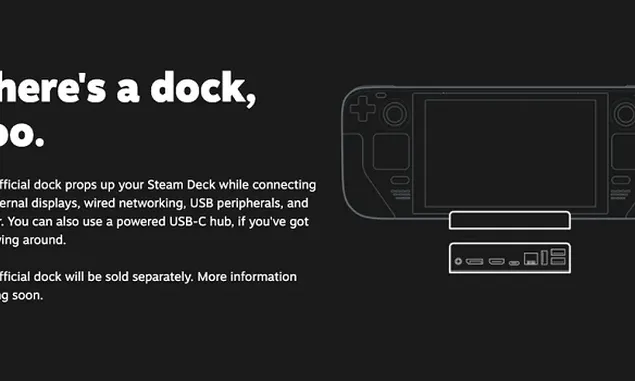Dock Resmi Konsol Gaming Genggam Steam Deck dari Valve Tidak akan Hadir dalam Hari Perluncurannya