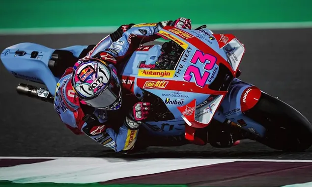 MotoGP Qatar, Enea Bastianini Bikin Banga Sponsor Indonesia di Sirkui Losail, Qatar