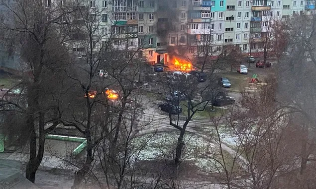 Rusia Diduga Lakukan Penyerangan dengan Mengebom Sebuah Sekolah di Mariopul, Ukraina