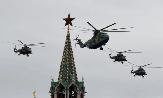Tuding Menyerang Wilayah Bryansk, Militer Rusia Tembak Jatuh HelikopterMi-8 Ukraina