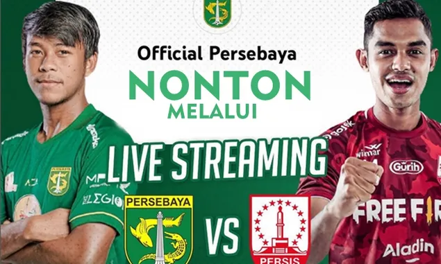 Link Live Streaming Nonton Persebaya Surabaya vs Persis Solo, Siaran Langsung Youtube 16:00 WIB, Klik Disini