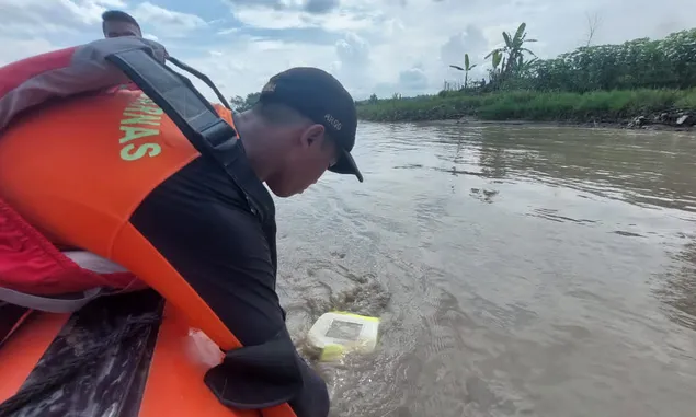 Banjir Bandang di Sungai Kacangan Purbalingga, Dua Pemancing Hilang Terseret Arus