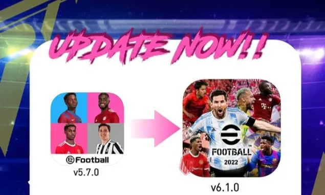 eFootball Mobile 2022 Update, Ini Jadwalnya dan Bisa Dimainkan di HP Android