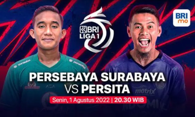 Link Live Streaming Persebaya vs Persita di Liga 1 Pukul 20.30 WIB, Simak Pertandingan Seru Malam Ini