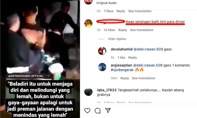 Viral! Beredar Video Driver Ojol di Keroyok Rombongan Pesilat