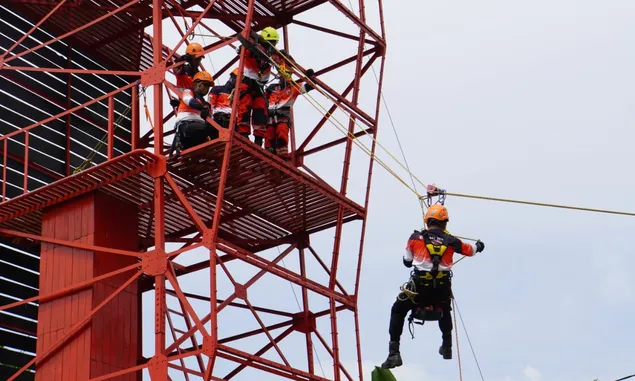 Vertical Rescue Indonesia Bersama Basarnas Banjarmasin Kolaborasi untuk Tingkatkan Kompetensi Penyelamatan 