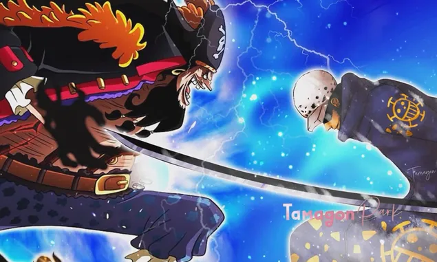 One Piece 1064 Scan: Perlawanan Kru Bajak Laut Hati Saat Dihadang Kurohige!