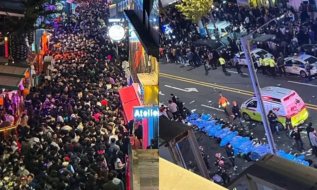 120 Orang dinyatakan Tewas dan 100 dalam Penanganan Medis Pasca Perayaan Halloween di Itaewon Korsel