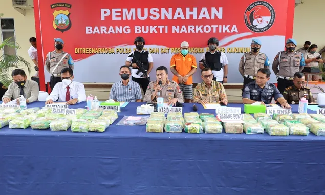 5 Penyelundup Narkotika 58 Kilogram Jaringan Malaysia – Indonesia Terancam Hukuman Mati
