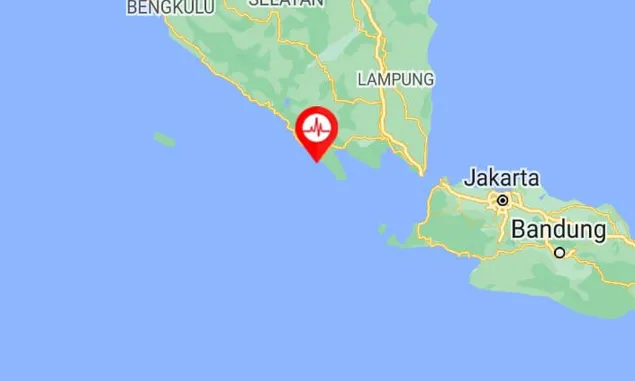 Gempa Magnitudo 5,3 Hari Ini 19 Desember 2022 Terjadi di Tanggamus, Lampung