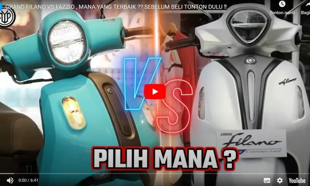 Yamaha Grand Filano VS Fazzio, Usung Mesin Sama, Harga Jauh Beda, MANA yang TERBAIK?