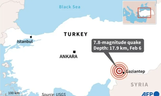 [Update] Jumlah Korban Tewas Akibat Gempa di Turki dan Suriah Terus Bertambah, Dilaporkan Lebih dari 3.800