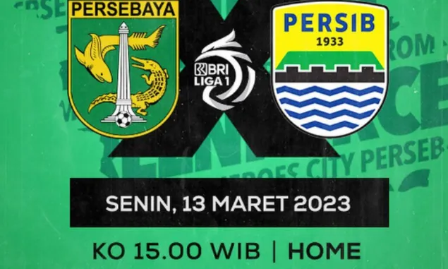 Persebaya vs Persib Bandung di BRI Liga 1 : Head to Head dan Jadwal Pertandingan