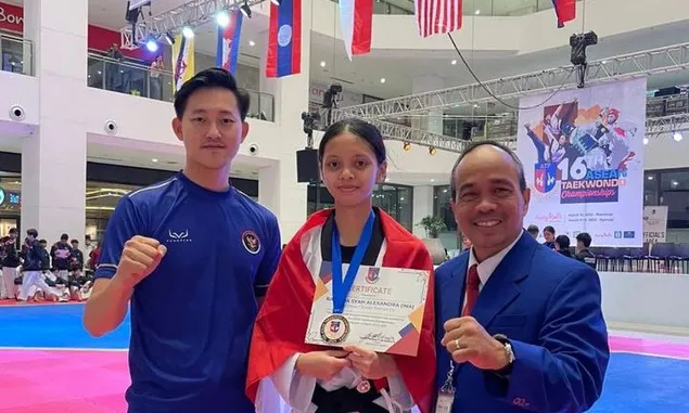 Rebut Medali Emas, Atlet Junior Taekwondo Asal Katingan Kalimantan Tengah Harumkan Nama Indonesia