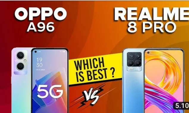 Battle Spesifikasi Handphone Oppo A96 5G VS Realme 8 Pro Indonesia! Manakah Yang Lebih Unggul?