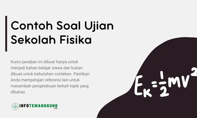 Contoh Soal Ujian Sekolah Fisika Kelas 12 Beserta Pembahasannya Bagian 2