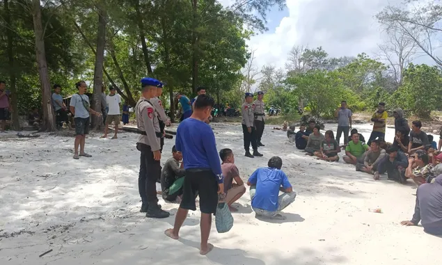Temukan Aktivitas Tambang Ilegal di Belinyu, Ditpolairud Polda Babel Berikan Peringatan