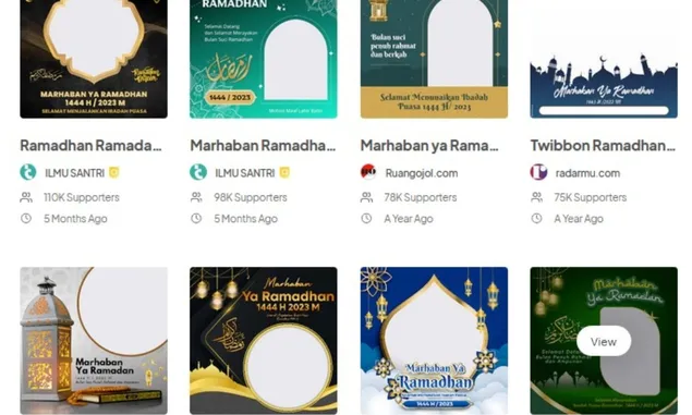 20 Twibbon Ramadhan 2023 Gratis, Menyambut Bulan Suci, Berikut 20 Link Twibbon Ramadhan 2023/ 1444 H 