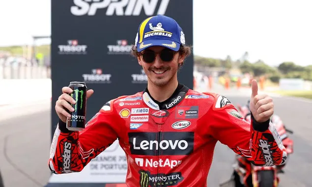 Hasil Sprint Race MotoGP Portugal 2023: Francesco Bagnaia Jadi Pemenang Perdana