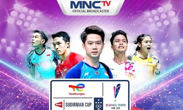 Cara Nonton Live Streaming Sudirman Cup 2023 di RCTI Plus, Siaran Langsung Indonesia vs Jerman via TV Online  