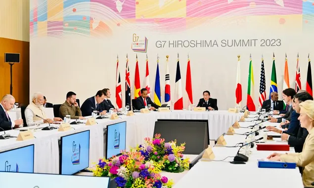 KTT G7, Presiden Jokowi Serukan Penghentian Perang 