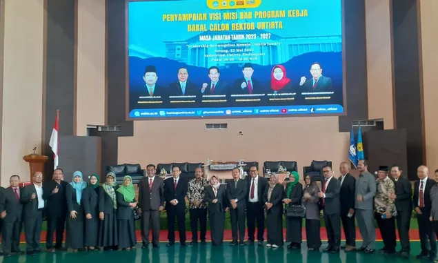 Pemilihan Rektor Untirta Periode 2023-2027 Putaran 1 Keluar 3 Nama Besar, Begini Sosok dan Visinya
