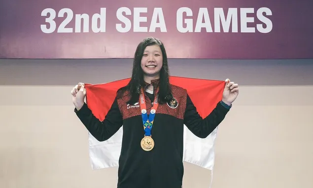Tak Sangka, Atlet Kota Bandung Clarita Sabet Medali Emas di SEA Games 2023
