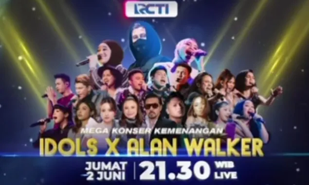 Jadwal RCTI Hari Ini, Jumat 2 Juni 2023: Mega Konser Kemenangan Idol X Alan Walker, Jangan Bercerai Bunda