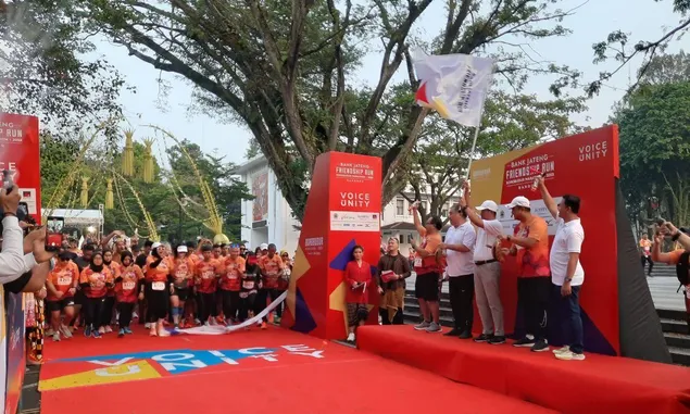 Borobudur Marathon Bank Jateng Friendship Run Hadir di Bandung, Ribuan Warga Antusias
