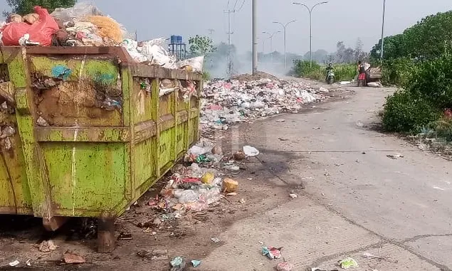 Kecamatan Kasemen Kota Serang Dikepung Sampah, Tersebar di Sejumlah Titik