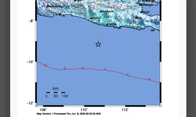 Gempa Bumi Magnitudo 6 Guncang Pacitan, di Klaten, Kaca Sampai Bergetar