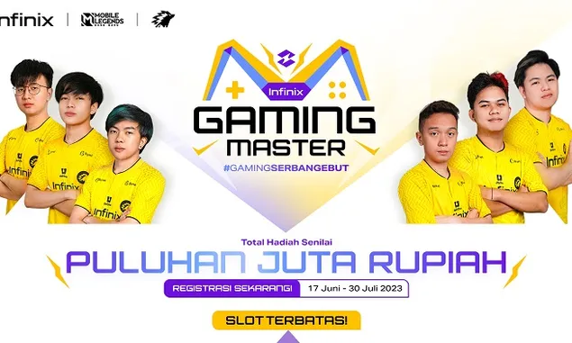 Infinix Gaming Master 2023 Siap Digelar, Gandeng ONIC eSports dan Prizepool Puluhan Juta