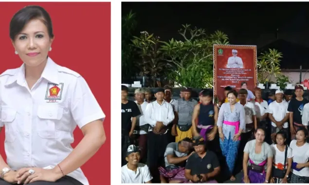 Labantari Fasilitator Pembangunan Pura di Kediri, Minta Menangkan Prabowo Subianto Sebagai Presiden