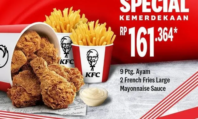 Daftar Promo Diskon Makanan Rayakan Kemerdekaan 17 Agustus, Ada KFC, Hingga Marugame Udon!