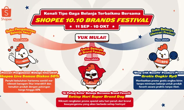 3 Tipe Gaya Belanja Online yang Wajib Diketahui, Penuhi Kebutuhannya Bersama Shopee 10.10 Brands Festival