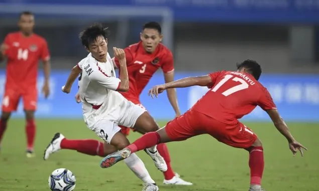 RESMI ! Timnas Indonesia U 24 Lolos ke Babak 16 Besar Asian Games 2022 Meski Kalah dari Korea Utara