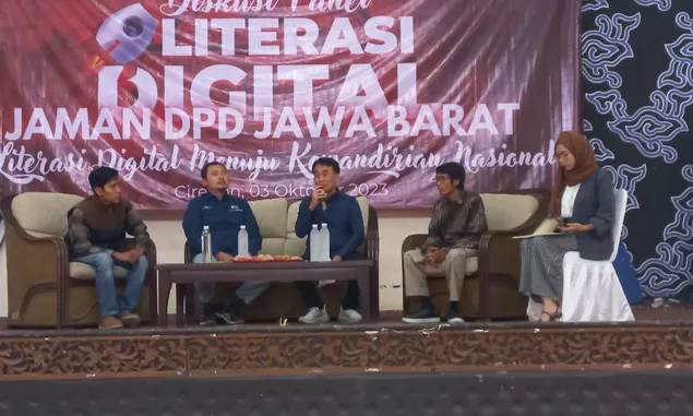 Jaman Jabar Gelar Diskusi Panel Literasi Digital di Cirebon, Dorong Semangat Ketahanan Pangan Nasional