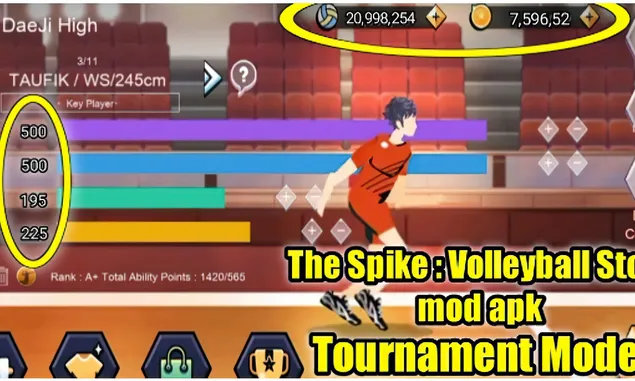 Download The Spike Mod Apk Unlimited Money And Ability Terbaru 2023 Unlock All Characters