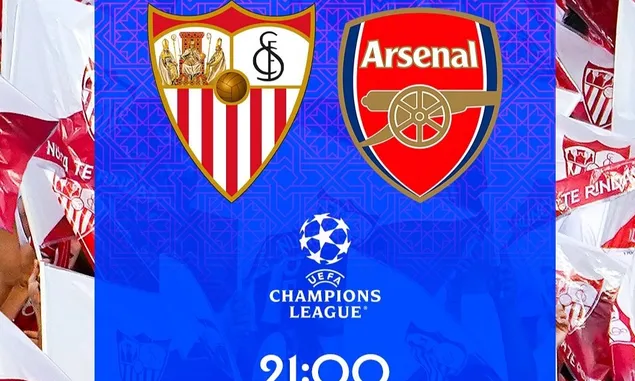 Liga Champions UEFA 2023/2024: Sevilla vs Arsenal - Jadwal, Live Streaming, dan Prediksi Starting XI